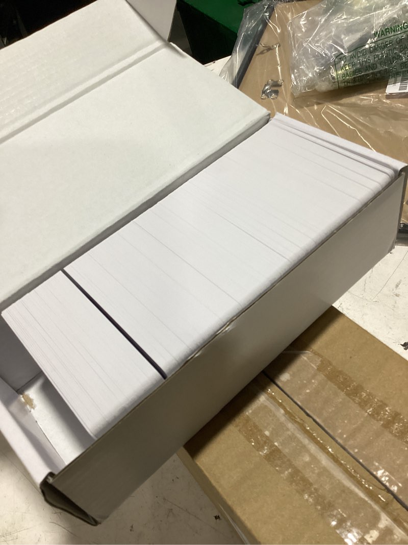 Condition photo showing Good Condition for 500 pack blank white pvc id cards - cr80 30 mil plastic cards for photo id badge printers - premium blank credit card compatible with most printers