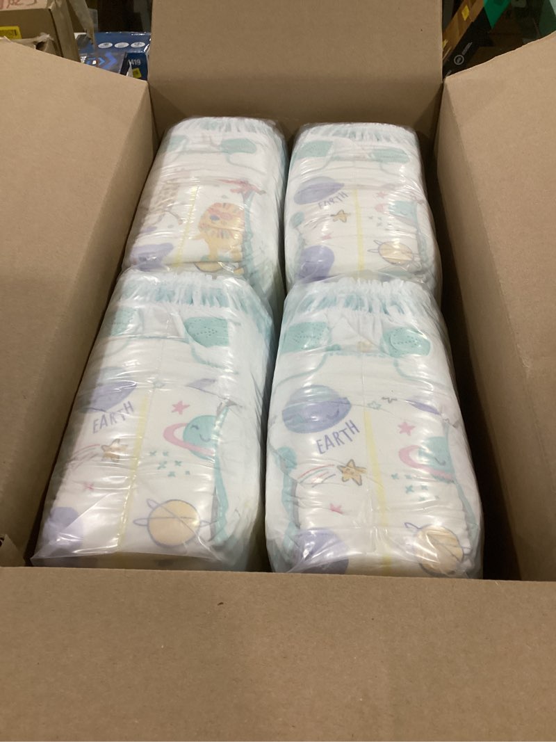 Condition photo showing New/Like New for Pampers Diapers - Cruisers 360 - Size 5, 128 Count, Babyproof up to 100% Leakproof Pull-On Diaper Size 5 128