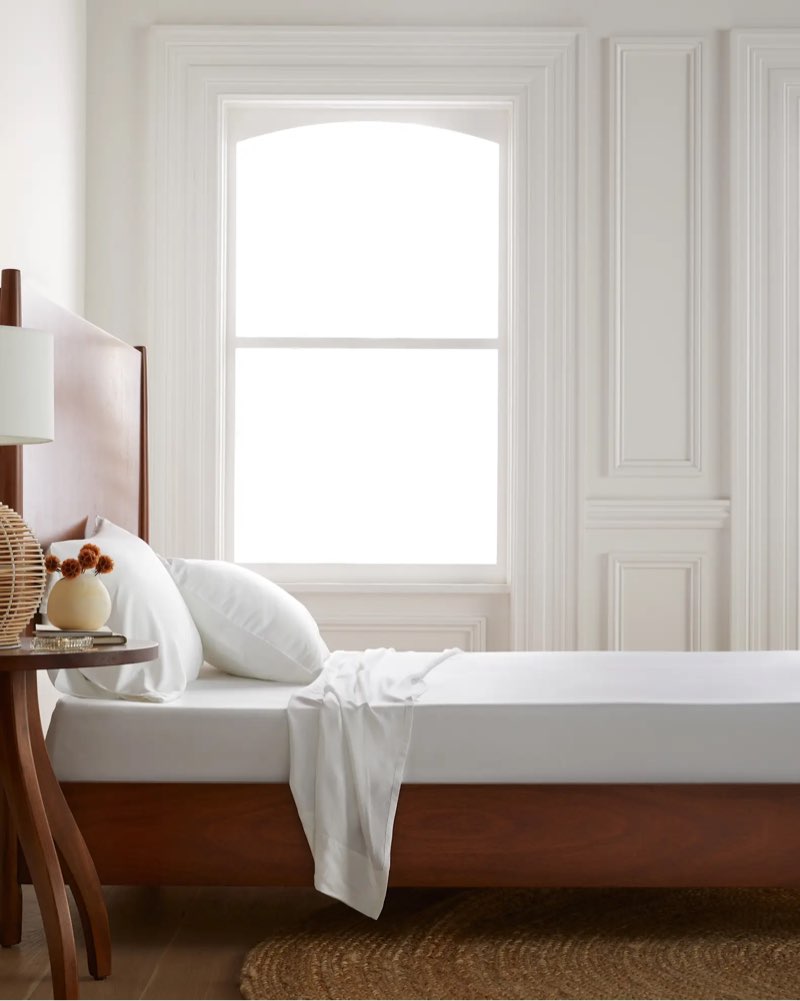 Quince Bamboo Sheet Set Color White Size FULL 3pcs