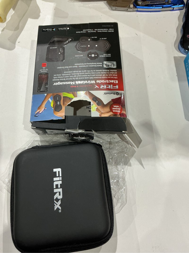 Condition photo showing Good Condition for fitrx electrode wireless massager - rechargeable ems unit muscle stimulator with app control