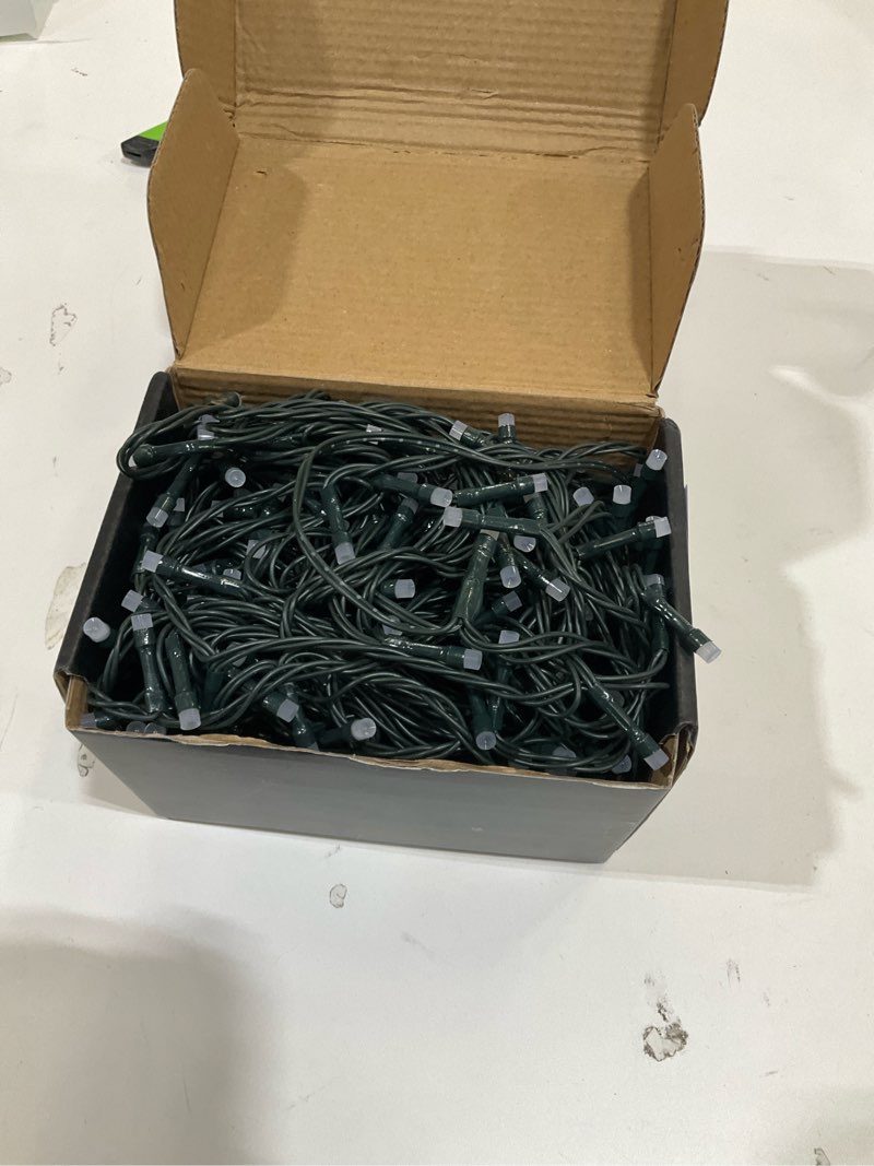 Condition photo showing Good Condition for dazzle bright smart christmas string lights, 98ft 300 led rgb color changing string lights with remote & app controlled, halloween decorations for indoor outdoor holiday xmas tree party decor rgb (red, green, blue) 300 led