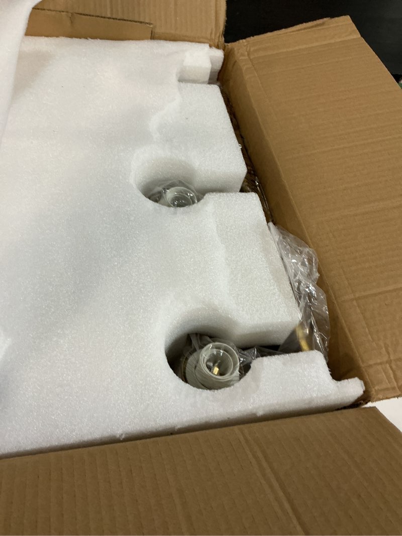 Condition photo showing Good Condition for vintage bathroom light fixtures, 5 light gold bathroom vanity light, matte antique brass finish with crystal glass shade, wall sconces lighting for bedroom, living room, hallway gold 5-light