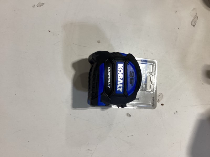 kobalt blue compact wide blade 35-ft tape measure