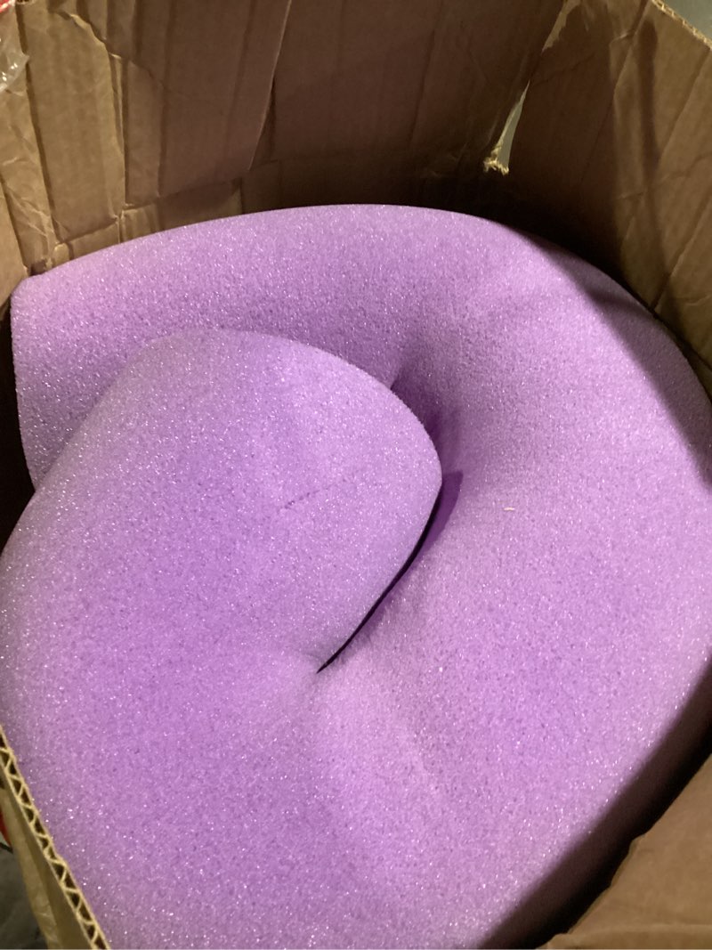 Condition photo showing As Is for similar memory foam soft pressure pad,purple