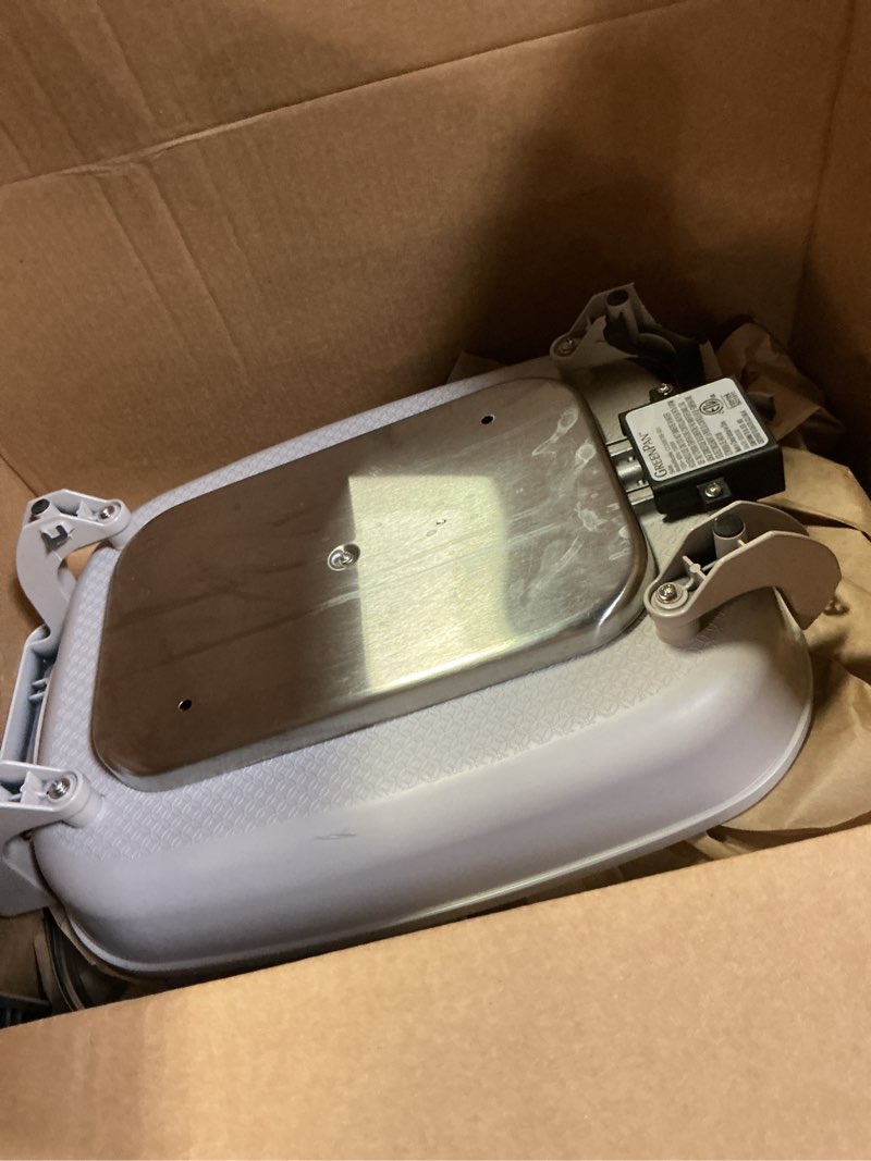 Condition photo showing As Is for GreenPan Advanced 12” X 15” Electric Skillet with Lid, 7QT Capacity for Family Meals, Healthy Ceramic Nonstick PFAS-Free Coating, Fry, Sauté, Steam, Simmer, Sear, Stir Fry, Dishwasher Safe, Clay 12" x 5" Electric Skillet Clay