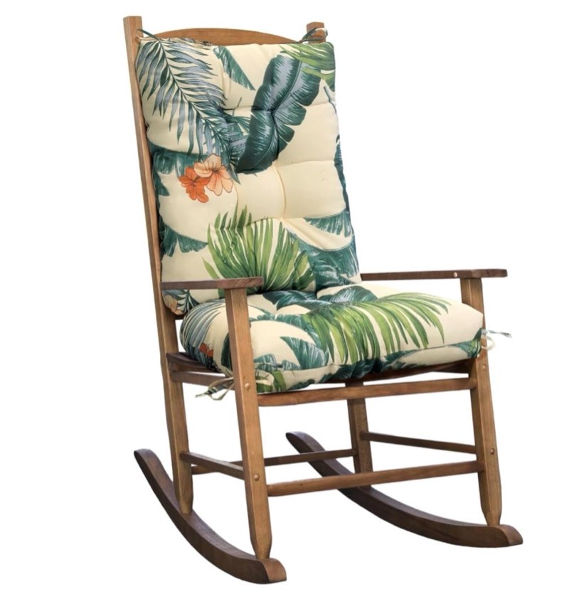 Floral outdoor cushions