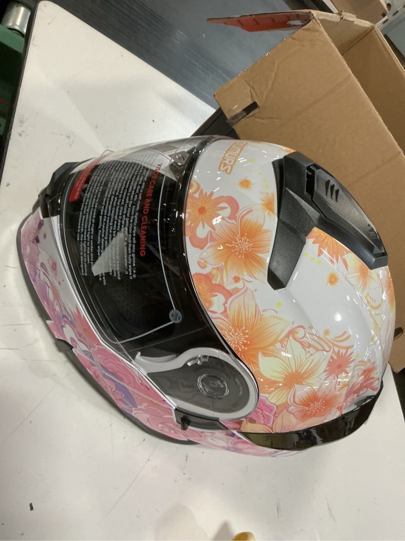 Condition photo showing Good Condition for oumurs modular motorcycle helmets full face flip up street bike motorcycle helmet for unisex adult model 912