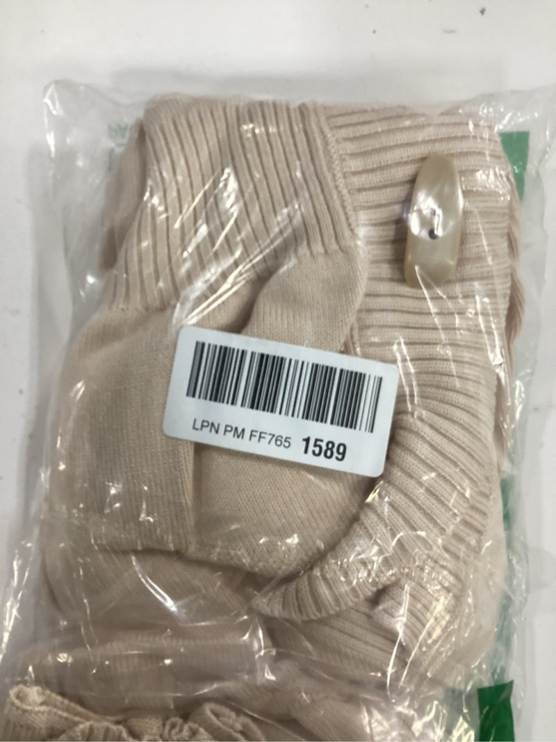 Condition photo showing New/Like New for GRACE KARIN Women Cardigan Sweaters 2025 Fall,Long Sleeve Cropped Sweater Coat Trendy,Button Front Peplum Tops Lightweight Medium Apricot
