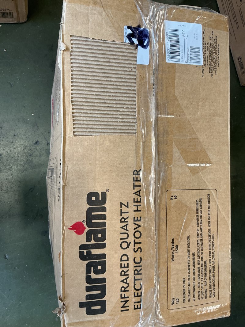 Condition photo showing New/Like New for duraflame Infrared Quartz Electric Stove Heater - DFI-591-22 - Taupe