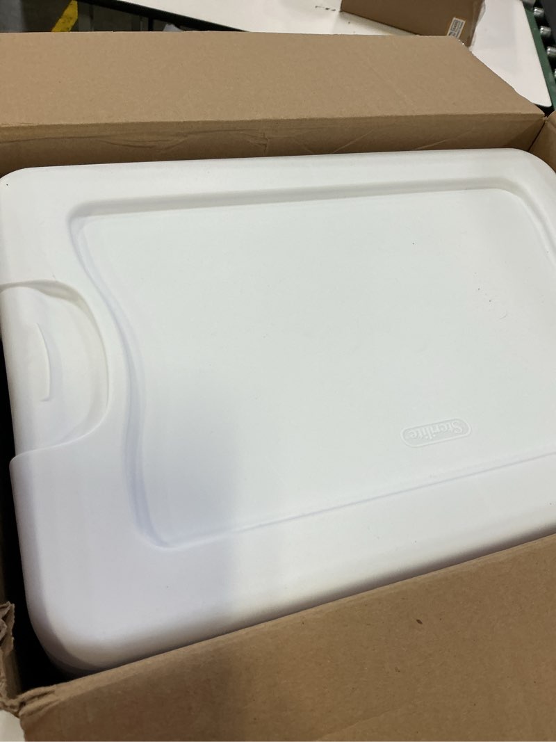 Condition photo showing Good Condition for sterilite 12-pack latching box, under bed storage bins with lids, clear plastic, 15 quart - heavy-duty organizing containers for closet, bathroom, and office 15 quart 12 pack boxes