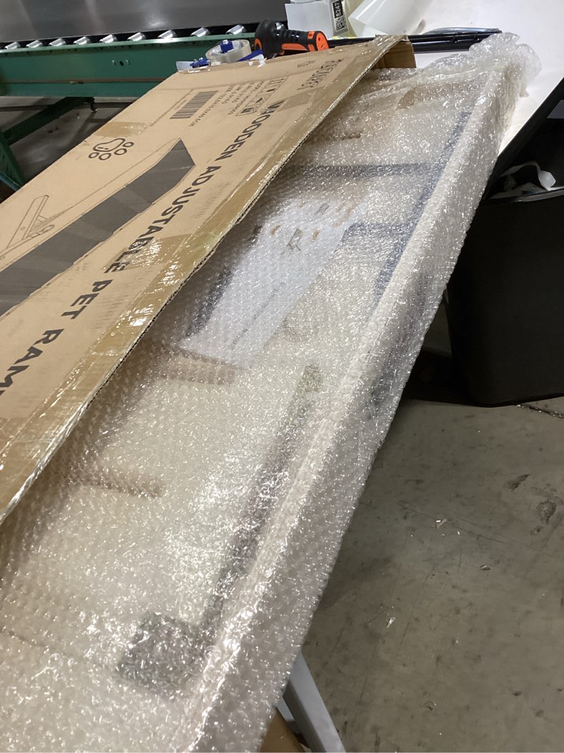 dog ramp for bed couch, pet ramp for small medium old dogs cats with 10 adjustable heights from 5.91" to 19.69", 47" long portable non-slip dog bed ramp for high bed, couch, hold up to 200 lbs 47.24 inch