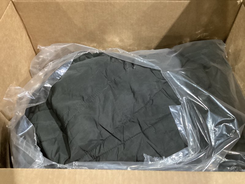 Condition photo showing Good Condition for Ourea Heated Blanket for Outdoor, Wearable Cordless Electric Blanket with Hood & 10000mAh Battery, 6 Heating Zones, Wearable Heated Shawl for Women (Black)