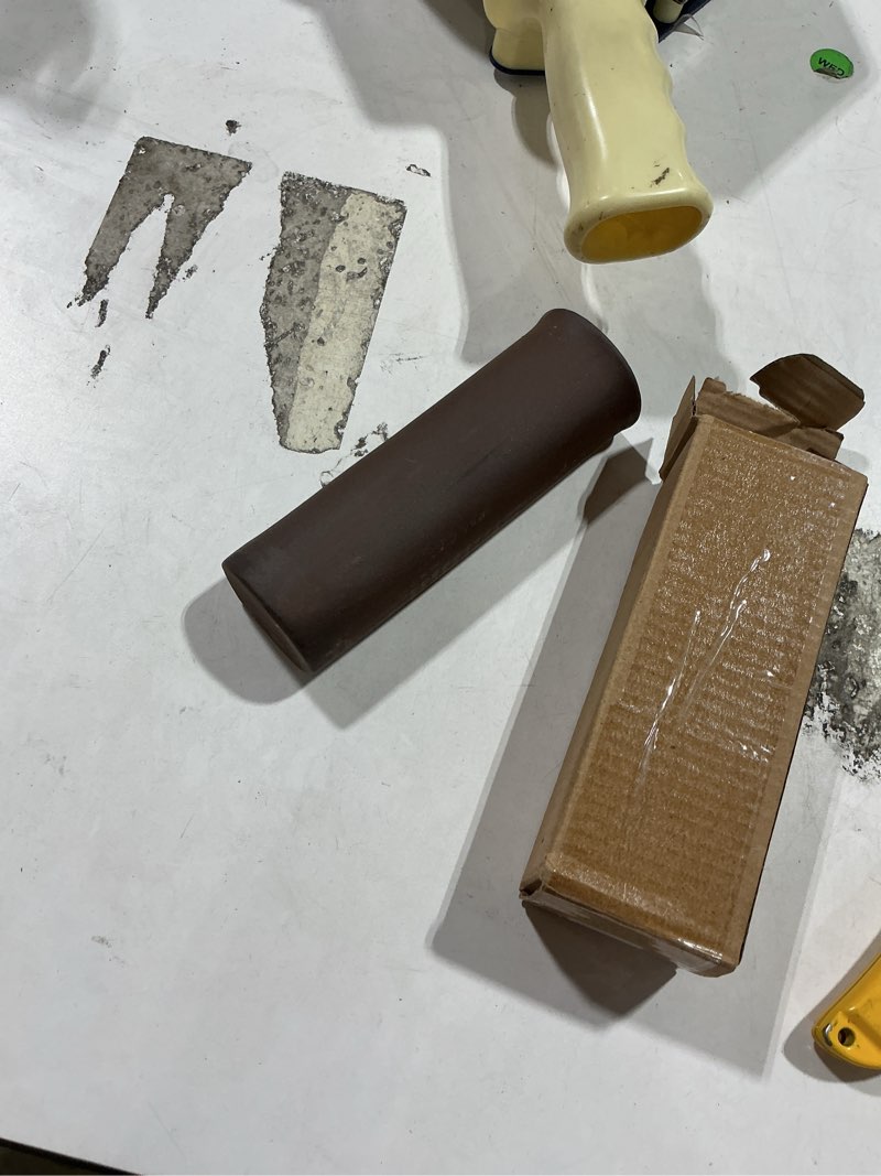 Condition photo showing As Is for aquarium pleco cave decorations, 5.3 inches spawning shelter breeding hideout ornament fish tank accessories for fish ornament hideaway - brown