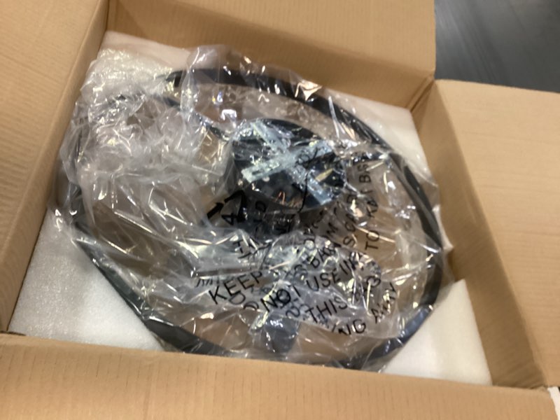 Condition photo showing Good Condition for PSHRFANST 19.7" Modern Low Profile Ceiling Fan with Lights and 6-Speed Remote, Dimmable LED, Reversible Quiet DC Motor - Ideal for Bedroom, Kitchen, Office (Black)