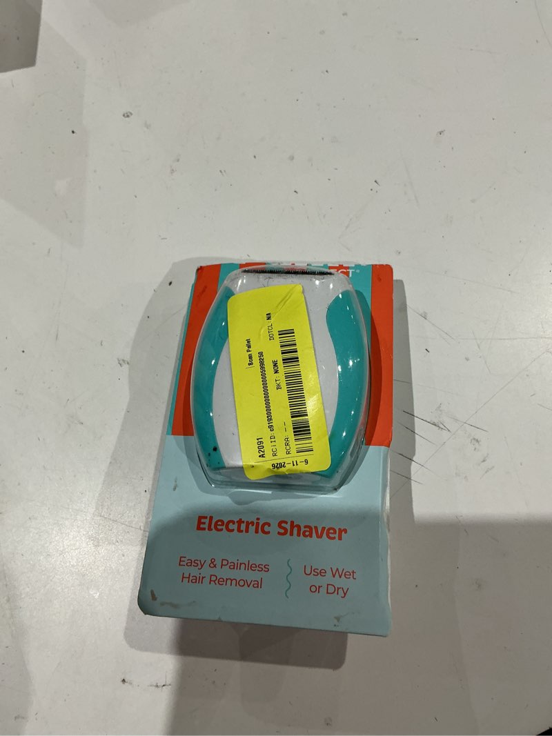 Condition photo showing As Is for palmperfect electric shaver, female electric shavers, battery operated, color and pattern may vary