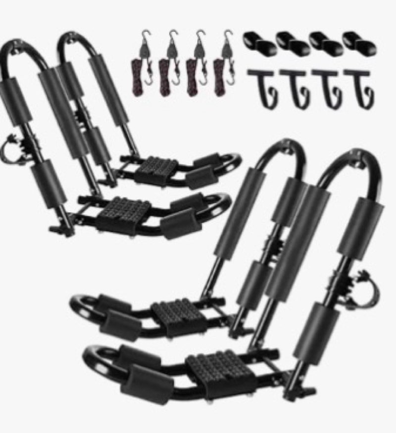 FORWODE Premium Kayak Roof Rack 1 Set RK-KCR11
