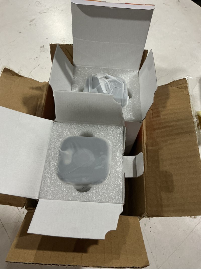 Condition photo showing Good Condition for 3mp 2k window camera, 2.4ghz & 5ghz wifi indoor cameras for home security with anti-glare full-color night vision,ai person & motion detection,24/7 recording,two-way audio,easy & quick install (2pack) 2 pack