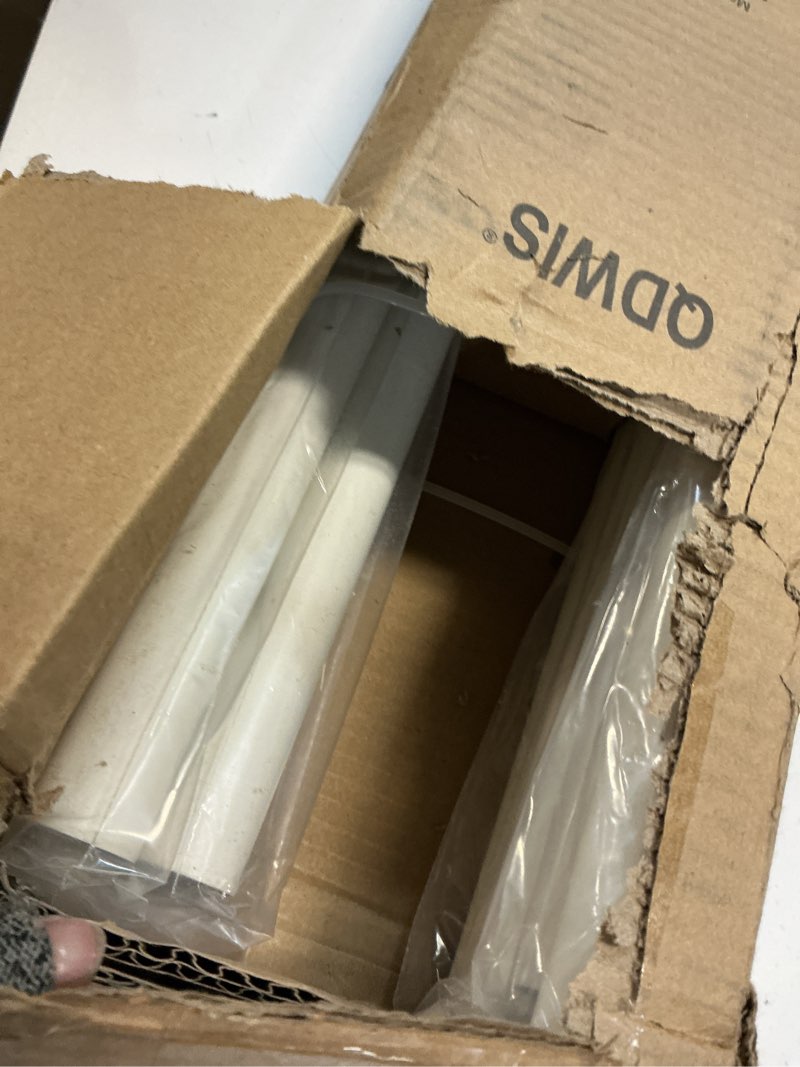 Condition photo showing Good Condition for antique white curtain rods for windows 72 to 144 inch,1\" adjustable heavy duty window curtain rod leaf finials,rustic decorative drapery rods set,size:36-150'' 36'' - 150''(1 pack) antique 