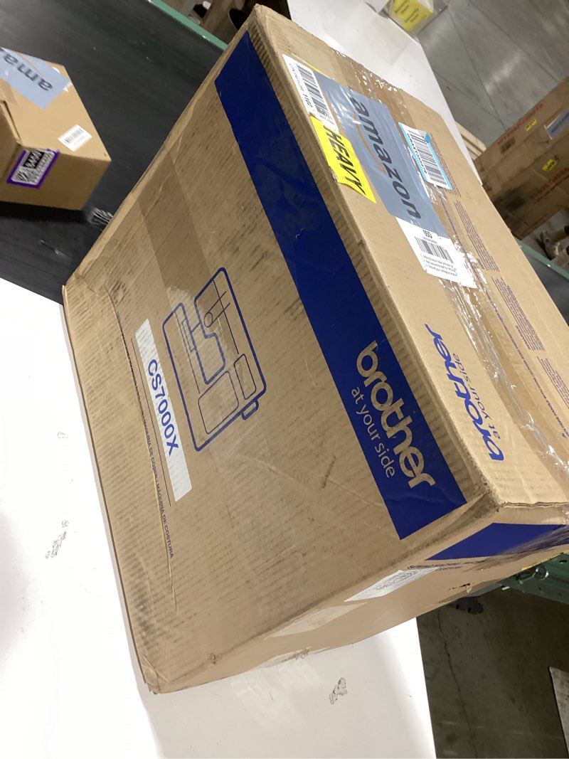 Condition photo showing Good Condition for brother cs7000x computerized sewing and quilting machine, 70 built-in stitches, lcd display, wide table, 10 included feet, white
