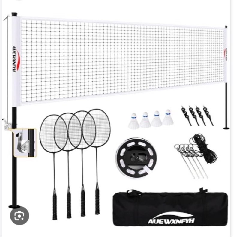 AUEWXNFYH BADMINTON NET SET