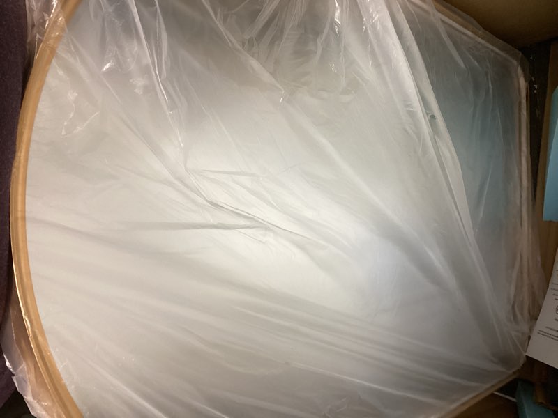 Condition photo showing Good Condition for niccy arched led bathroom mirror, 32"x20" gold framed arch wall lighted mirrors, arching frontlit vanity-mirror with memory function for bathroom bedroom, defogger and 3 color, explosion-proof gold 32"l x 20"w