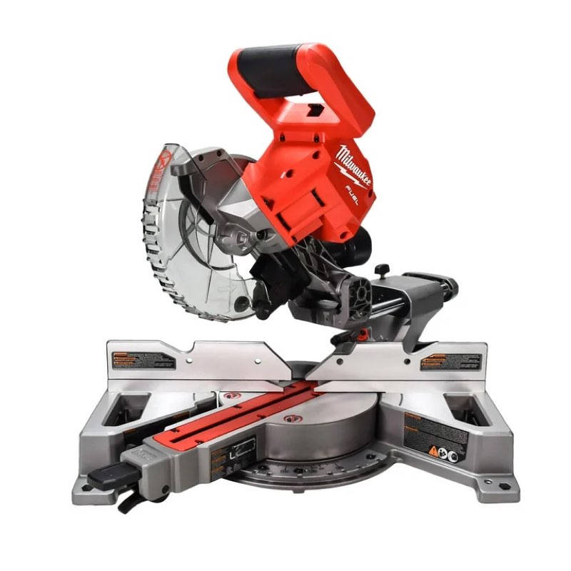 milwaukee m18 fuel 18v lithium-ion brushless cordless 7-1/4 in. dual bevel sliding compound miter saw. 