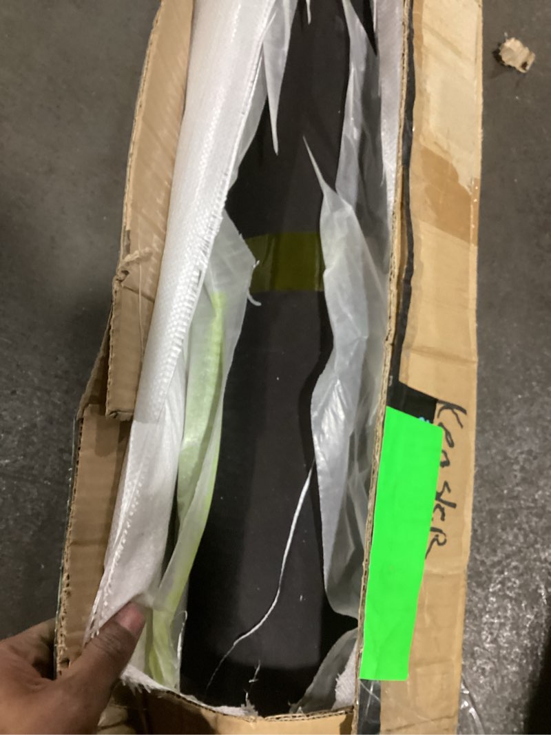 Condition photo showing Good Condition for 3.3 x 16.4FT Garage Rubber Flooring Roll 3mm Thickened Black Diamond-Grip Rubber Trailer Floor Mat Non-Slip Garage Floor Protector Mat for Garage Warehouse Basement Trailer Industry