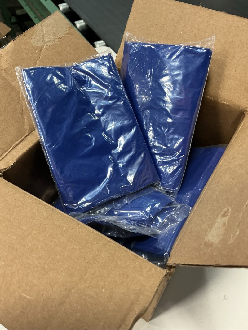 Condition photo showing New/Like New for ozark trail emergency rain ponchos  blue  25 count