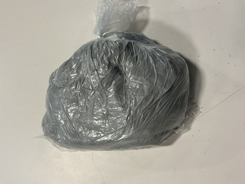 Condition photo showing Good Condition for ruched faux fur pillow cover (set of 2), 20x20, glacier
