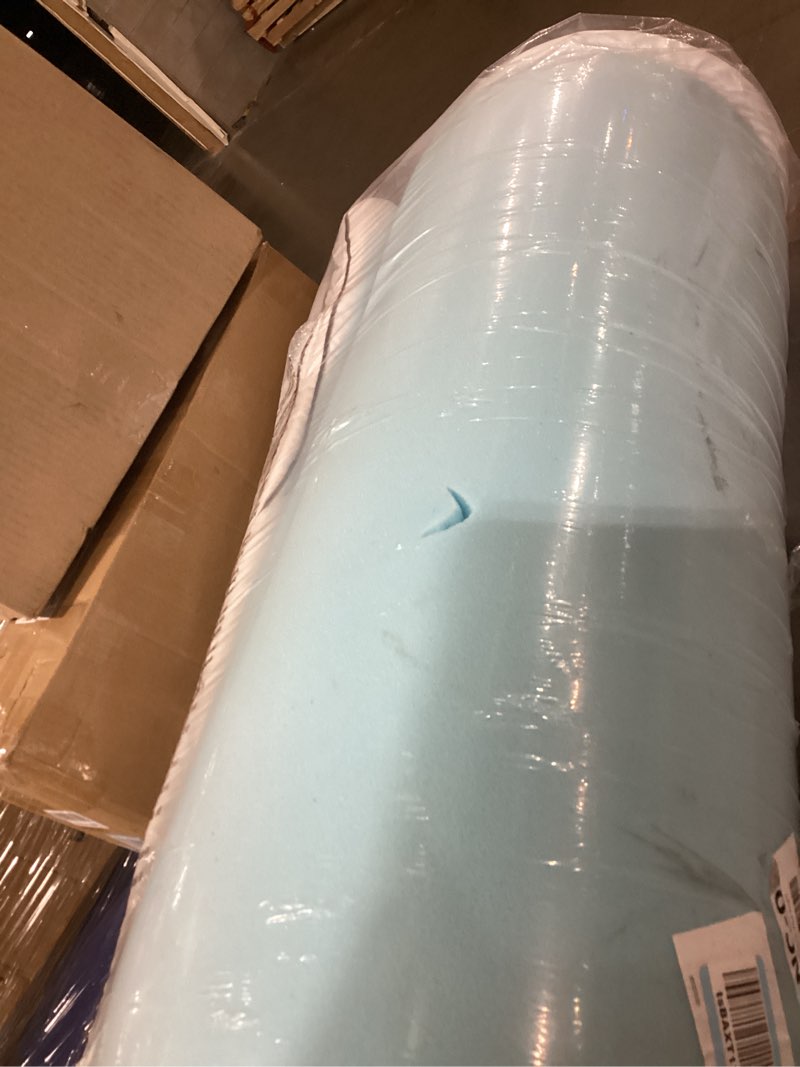 Condition photo showing As Is for twin mattress topper