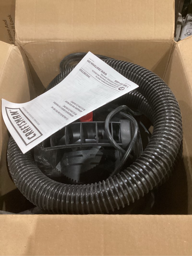 Condition photo showing Good Condition for CRAFTSMAN CMXEVBE17250 2.5 Gallon 2.5 Peak HP Wet/Dry Vac, Portable Shop Vacuum with Attachments
