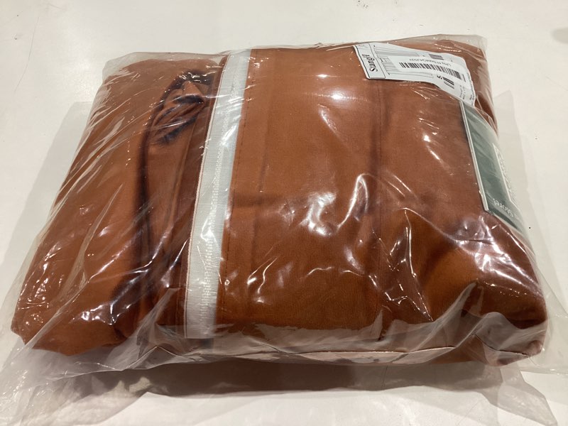 Condition photo showing Good Condition for StangH Gold Brown Velvet Curtains 96 inches Long for Living Room, Luxury Back Tab Heavy Blackout Thermal Insulated Privacy Window Drapes for Bedroom/Sliding Door/Hall, W52 x L96, 2 Panels 52"W x 96"L (Pack of 2) Alpha Color - Gold Brown