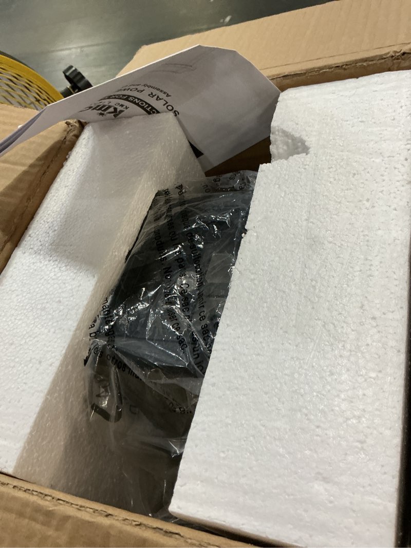 Condition photo showing New/Like New for kmc lighting st4618q-a solar lamp post lights solar post lights outdoor post lights die-casting aluminum 3-inch fitter base for post mount