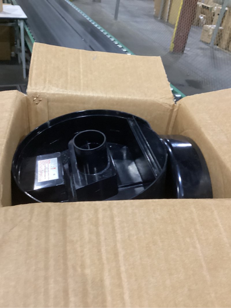 Condition photo showing As Is for Humidifiers for Large Room Home Bedroom 2000 sq.ft. 17L/4.5Gal Large Humidifier with Extension Tube & 4 Speed Mist,Top Fill Wholehouse Humidifier with 360°Nozzle for Plant Commercial Greenhouse(Black)