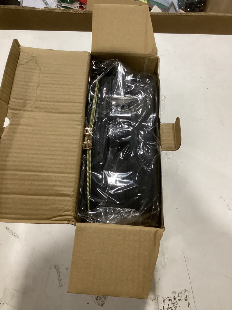 Condition photo showing Good Condition for Travel Makeup Bag with Led Mirror, Portable Makeup Train Case Led Makeup Organizer Ideal Gifts for Mother Women Girls Black