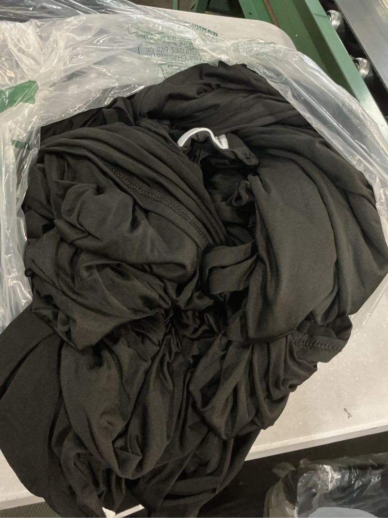 Condition photo showing As Is for black tablecloths 96x30 inch table cloths for 8 foot rectangle tables, wrinkle resistant washable rectangular spandex fabric table cover for vendor dining wedding banquet camping party - 6 pack black-8ft 6