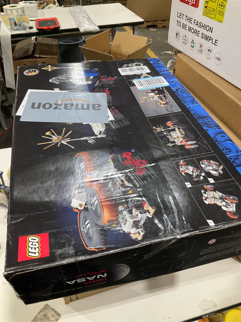 Condition photo showing Good Condition for LEGO Technic NASA Apollo Lunar Roving Vehicle LRV Building Set - Craft Kits for Adults, Ages 18+ - Building Set of Space Rover with Authentic Details - Gift for Birthdays - 42182