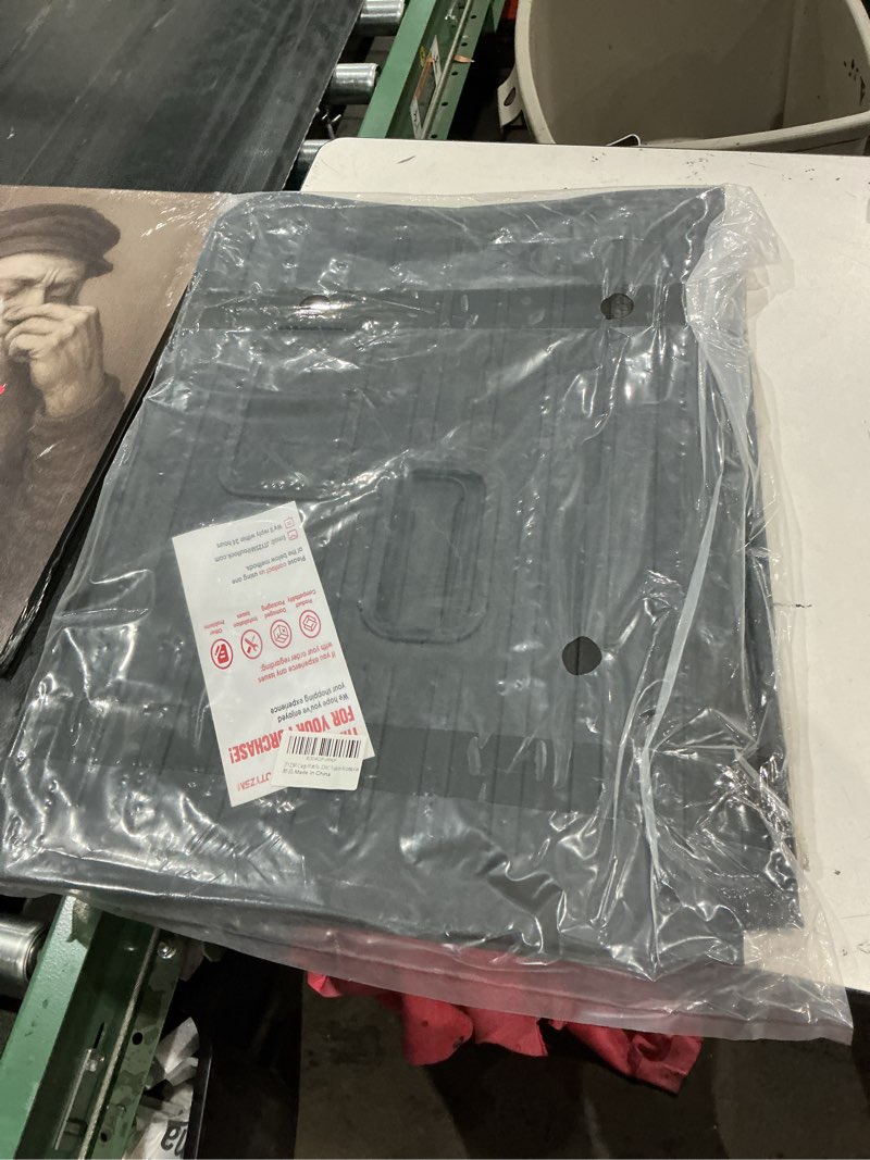 Condition photo showing Good Condition for cargo mats for 2022-2025 chevy tahoe/gmc yukon trunk mat with backrest mat all weather rear seat back cargo liners for 2022 2023 2024 2025 chevrolet tahoe/gmc yukon accessories only trunk mat+backrest mat