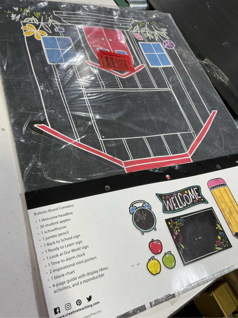 Condition photo showing Good Condition for CTP Chalk It Up! School Time Fun Bulletin Board (Creative Teaching Press 10872)