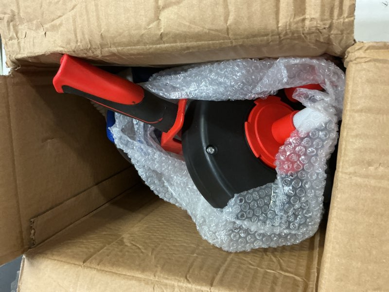Condition photo showing Good Condition for 42 ft drain snake hair drain clog remover, manual or powered, plumbing snake with drill adapte,unclog sink drain tool, drain auger for toilet?shower?kitchen?sink, no auto retract or feed, red