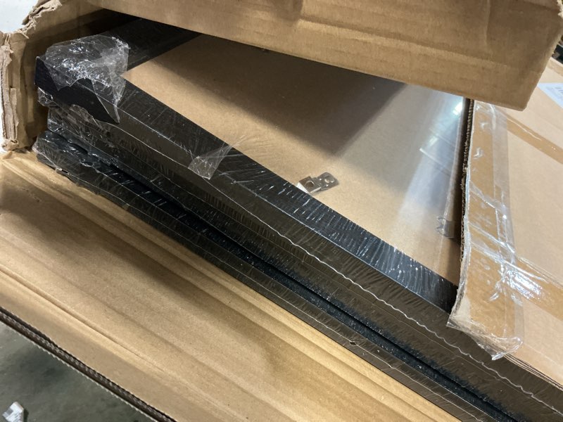 Condition photo showing New/Like New for jcjmy 19x25 picture frame with 16x22 mat set of 4, display photo 16x22 with mat or 19 x 25 without mat, wall hanging large 19 by 25 poster frame with plexiglass, 4 pack, black black 19x25 inch