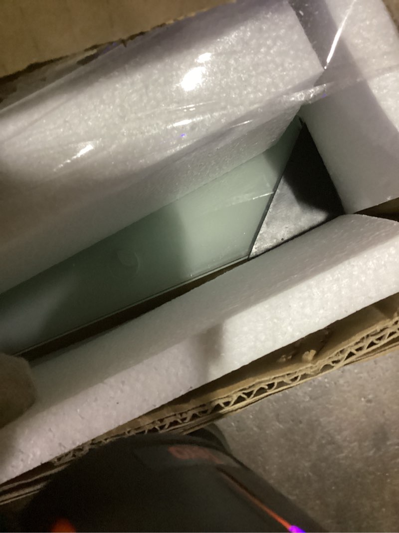 Condition photo showing Good Condition for DreamLine Encore 56-60 in. W x 76 in. H Semi-Frameless Bypass Sliding Shower Door in Brushed Nickel with Frosted Glass