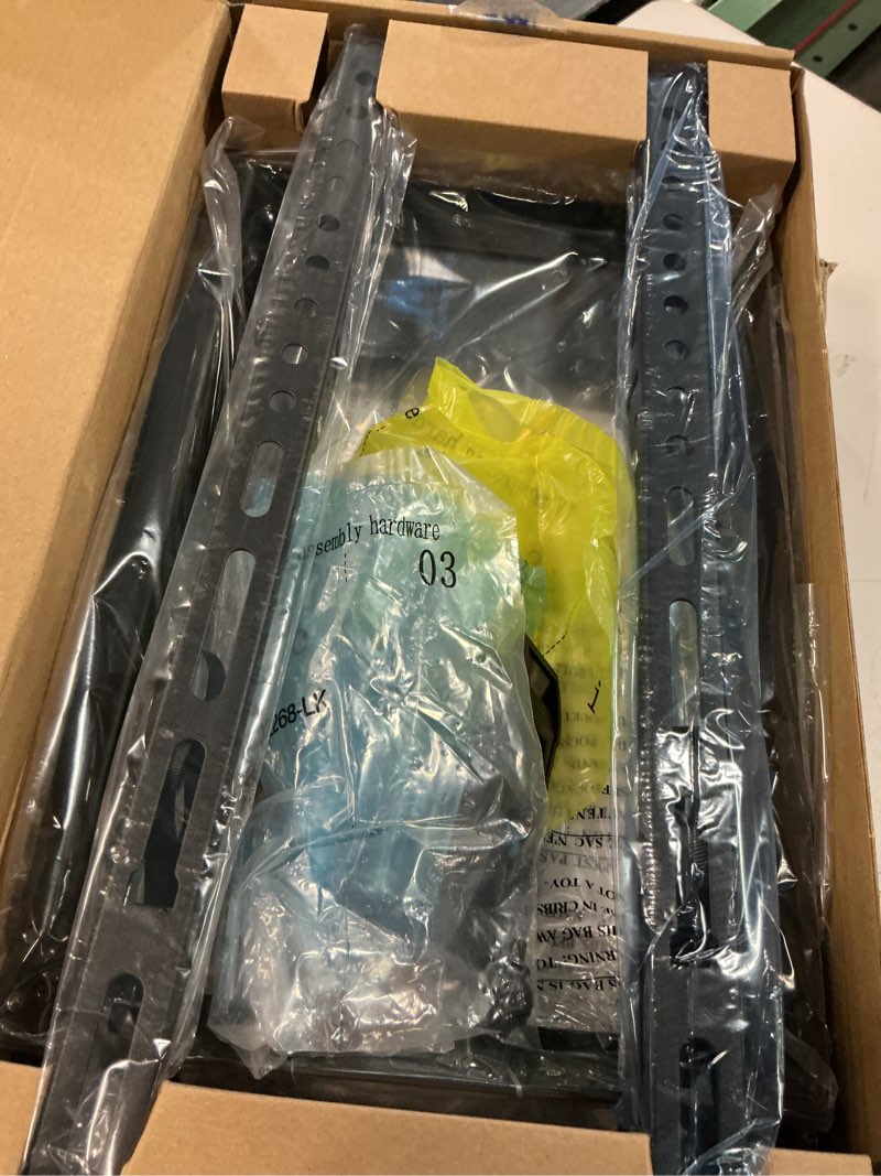 Condition photo showing Good Condition for Mounting Dream TV Wall Mount for Most 37-75 Inch TVs, Universal Tilt TV Mount Fit 16", 18", 24" Stud with Loading Capacity 132lbs, Max Vesa 600 x 400mm, Low Profile Flat Wall Mount TV Bracket Black