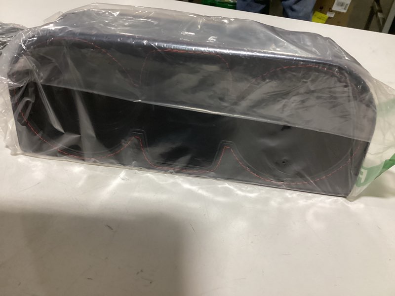 Condition photo showing Good Condition for Car Cup Holder, PU Leather Auto Front Console Gap Filler Organizer, Multifunctional Cup Drink Holder, Car Seat Gap Filler Storage Box, Coin Bucket, Cell Mobile Phone Holder (Black)