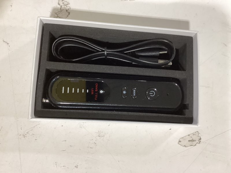 Condition photo showing Good Condition for hidden camera detector - 2025 camera detector, hidden device gps detector, bug detector, camera detector for hotels, travel, office, 5 levels sensitivity (black)