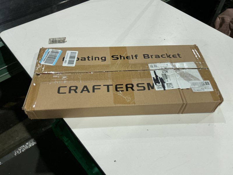 Condition photo showing Good Condition for 2pcs floating shelf bracket heavy duty,decorative floating shelf hardware hidden black metal firepla