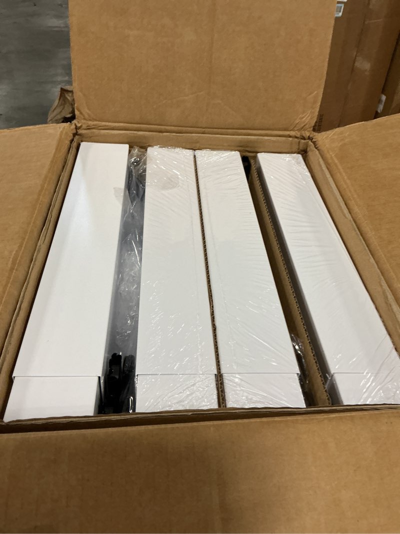 Condition photo showing New/Like New for 4 Pack Pull Out Cabinet Organizers 21" Deep With Raising Pad for Framed Cabinets, Expandable Width (15.2"-26.3") Slide Out Drawers Upgrade 3 Slide Rails, Roll Out Shelves Adhesive, White White 15.2"-26.3"Wide x 21"Deep(4 Pack)