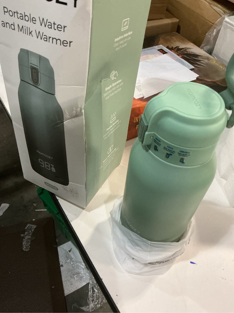Condition photo showing Good Condition for Momcozy Portable Milk Warmer for Travel – Dual Heating Modes for Breast Milk & Water, Portable Bottle Warmer with Fast Heating & Long Battery Life, 17 Ounces Large Capacity to Meet Your All-Day Needs