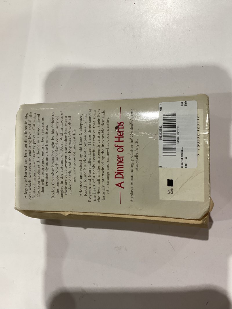 Condition photo showing As Is for Catherine cookson a dinner of herbs