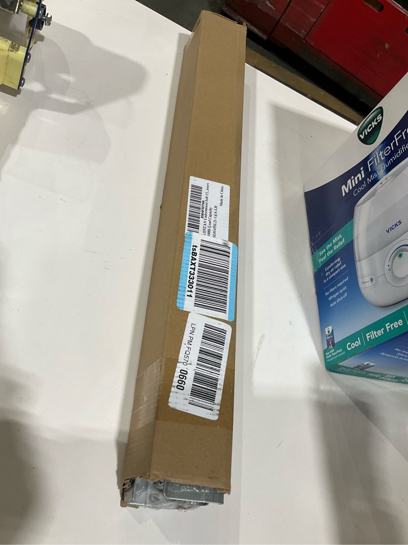 Condition photo showing As Is for LONTAN Undermount Soft Close Drawer Slides 21 Inch Hidden Bottom Mount Full Extension Cabinet Rails with Rear mounting Bracket and Locking Devices 1 Pair Concealed Drawer Runners 100lb Load Capacity 21 Inch 1